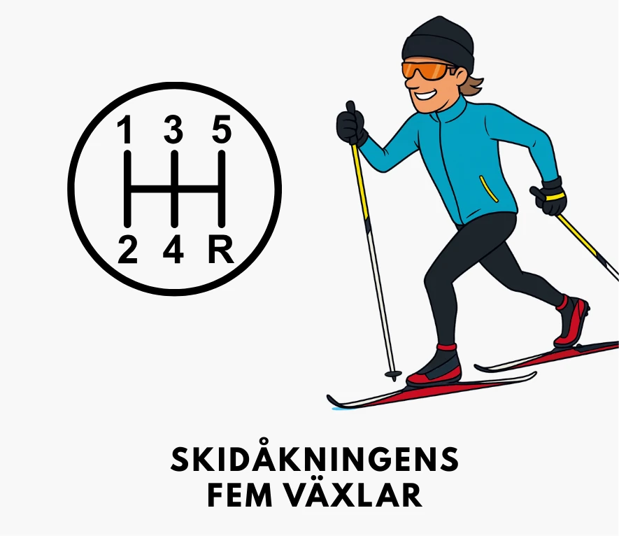 Längdskidåkningens fem växlar